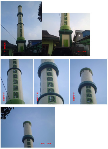 Kamuflase Minaret Mesjid 32 m